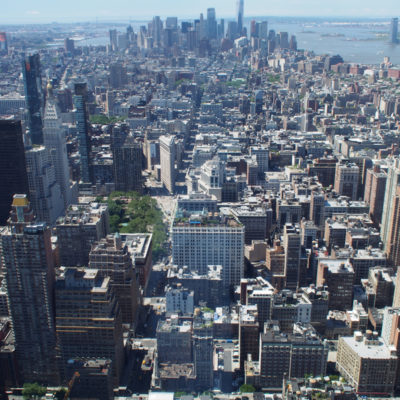 エンパイアステートビルからのマンハッタンの眺め